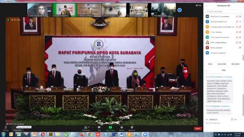 Rektor Universitas Narotama Hadiri Sertijab Wali Kota dan Wakil Wali Kota Surabaya